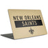 NFL New Orleans Saints Gold Performance Series MacBook Skins