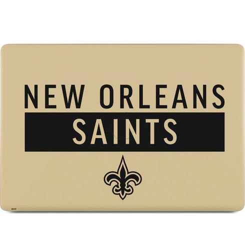 NFL New Orleans Saints Gold Performance Series MacBook Skins