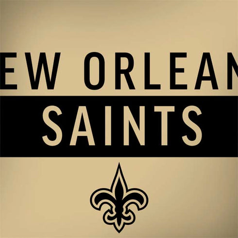 NFL New Orleans Saints Gold Performance Series MacBook Skins