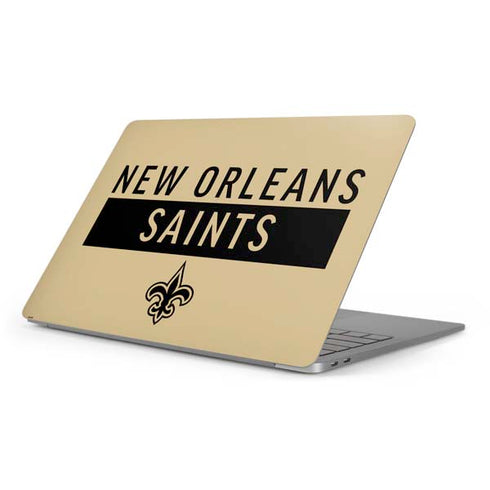 NFL New Orleans Saints Gold Performance Series Apple MacBook Pro 16-inch Skin