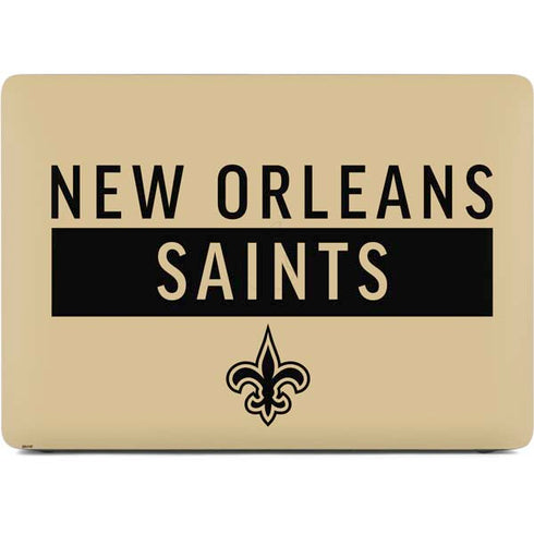 NFL New Orleans Saints Gold Performance Series Apple MacBook Pro 16-inch Skin