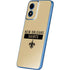 NFL New Orleans Saints Gold Performance Series Moto G Play 4G (2024) Skin