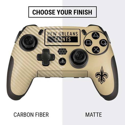 NFL New Orleans Saints Gold Performance Series PlayStation Scuf Vantage 2 Controller Skin