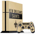 NFL New Orleans Saints Gold Performance Series PlayStation PS4 Skins
