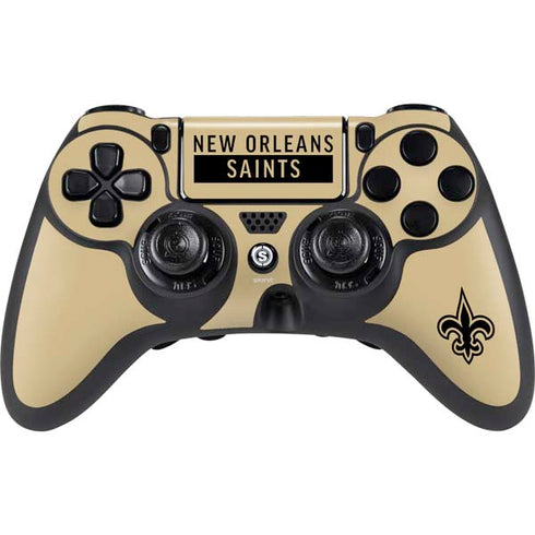 NFL New Orleans Saints Gold Performance Series PlayStation PS4 Skins