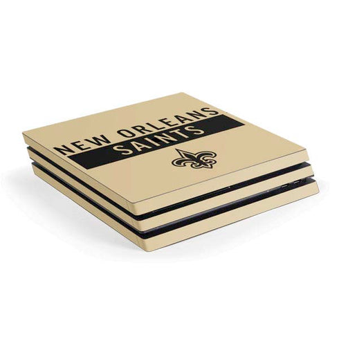 NFL New Orleans Saints Gold Performance Series PlayStation PS4 Skins