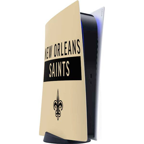 NFL New Orleans Saints Gold Performance Series PlayStation PS5 Skins
