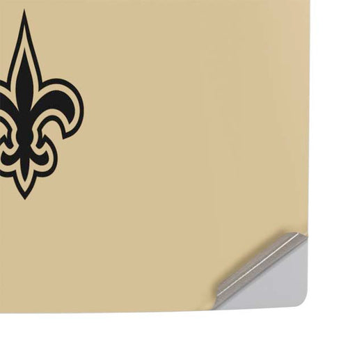 NFL New Orleans Saints Gold Performance Series PS5 Pro Console Skin