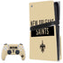 NFL New Orleans Saints Gold Performance Series PS5 Pro Disk Bundle Skin