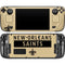 NFL New Orleans Saints Gold Performance Series Steam Deck Handheld Gaming Computer OLED Skin