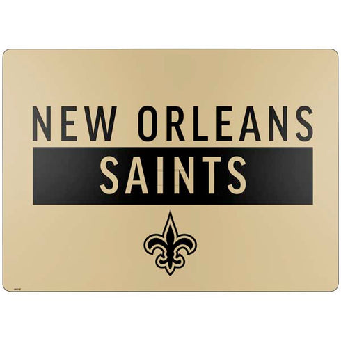 NFL New Orleans Saints Gold Performance Series Surface Laptop 7 13.8in Skin