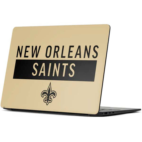 NFL New Orleans Saints Gold Performance Series Surface Laptop 7 15in Skin