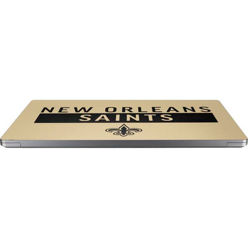 NFL New Orleans Saints Gold Performance Series Laptop Skins