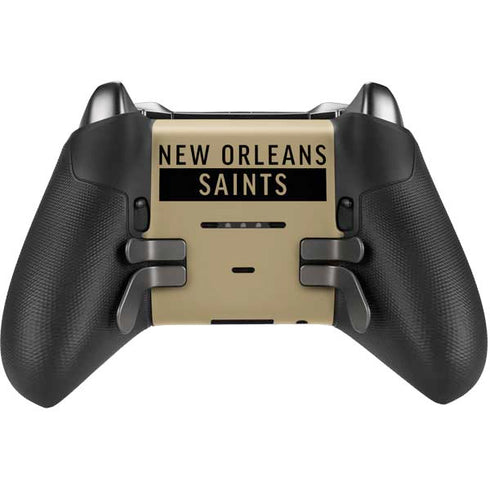 NFL New Orleans Saints Gold Performance Series Xbox Elite Wireless Controller Series 2 Skin