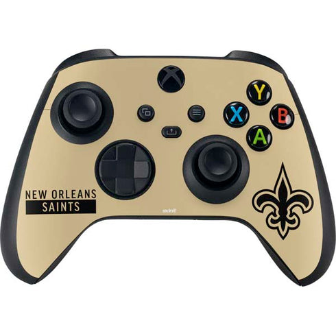 NFL New Orleans Saints Gold Performance Series XBox Series X Digital Edition Bundle Skin