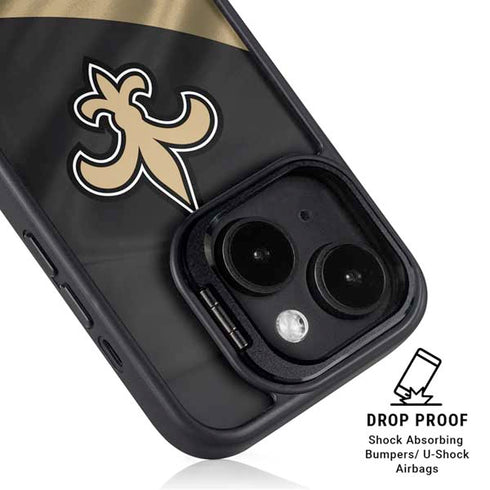 NFL New Orleans Saints iPhone 15 Kickstand Case