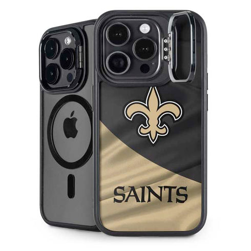 NFL New Orleans Saints iPhone 15 Pro Max Kickstand Case