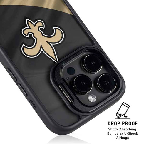 NFL New Orleans Saints iPhone 15 Pro Max Kickstand Case