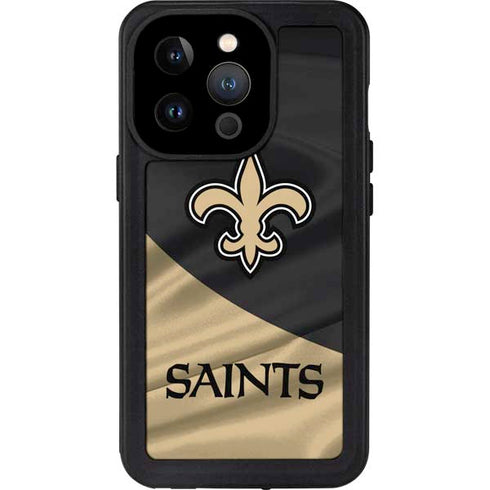 NFL New Orleans Saints iPhone 15 Pro Waterproof Case