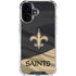 NFL New Orleans Saints iPhone 16 Plus Clear Case