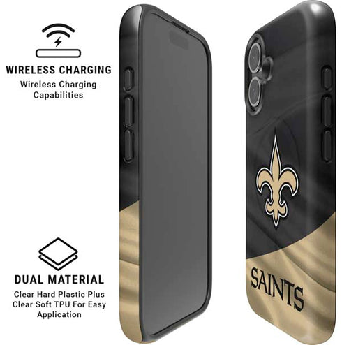 NFL New Orleans Saints iPhone 16 Plus Magsafe Impact Case