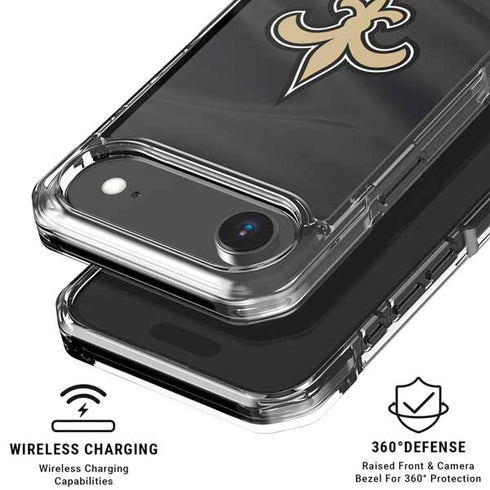 NFL New Orleans Saints iPhone 17 Air Clear Case