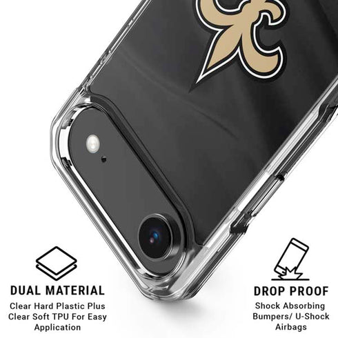NFL New Orleans Saints iPhone 17 Air Clear Case