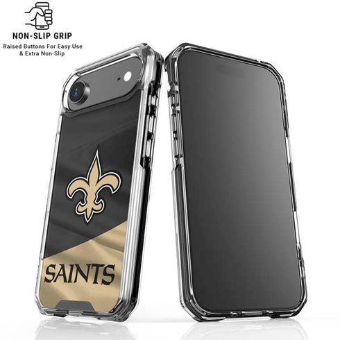 NFL New Orleans Saints iPhone 17 Air Clear Case