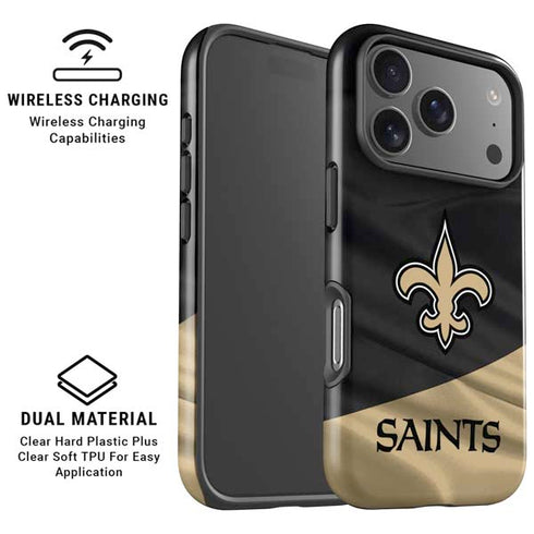 NFL New Orleans Saints iPhone 17 Pro Magsafe Impact Case