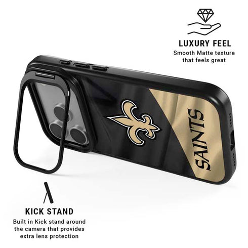 NFL New Orleans Saints iPhone 17 Pro Max Kickstand Case