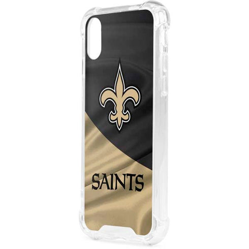 NFL New Orleans Saints iPhone XS Clear Case