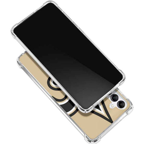 NFL New Orleans Saints Large Logo Gabb Phone 4 Clear Case