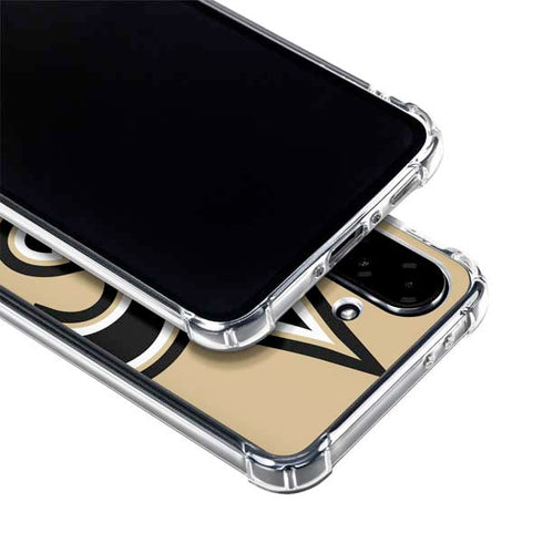 NFL New Orleans Saints Large Logo Galaxy A36 5G Clear Case