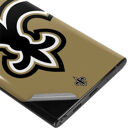 NFL New Orleans Saints Large Logo Galaxy Note 10 Plus Skin