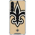 NFL New Orleans Saints Large Logo Galaxy S24 FE Clear Case