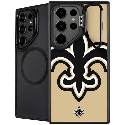 NFL New Orleans Saints Large Logo Galaxy S25 Ultra Kickstand Case