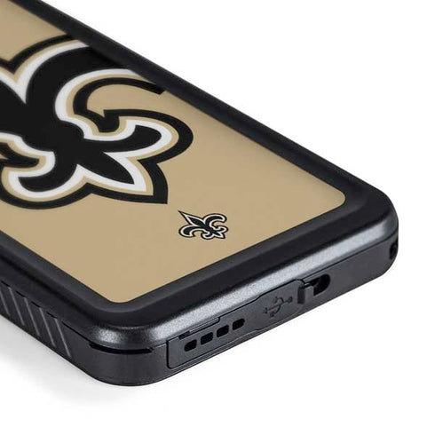 NFL New Orleans Saints Large Logo Galaxy S24 Waterproof Case