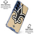 NFL New Orleans Saints Large Logo Galaxy S25 Plus Clear Case
