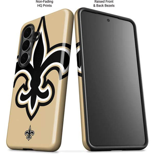 NFL New Orleans Saints Large Logo Galaxy S26 Plus Impact Case
