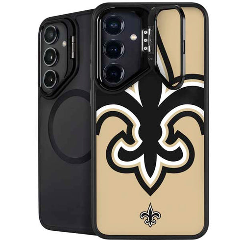NFL New Orleans Saints Large Logo Galaxy S26 Plus Kickstand Case