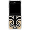 NFL New Orleans Saints Large Logo Galaxy Z Flip6 Clear Case