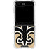 NFL New Orleans Saints Large Logo Galaxy Z Flip6 Clear Case