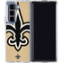 NFL New Orleans Saints Large Logo Galaxy Z Fold5 5G Clear Case