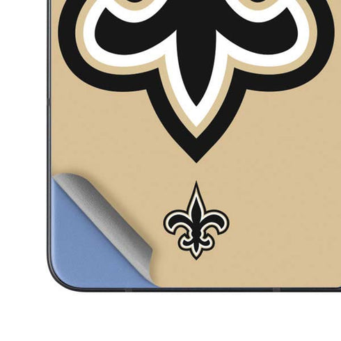 NFL New Orleans Saints Large Logo Galaxy Z Fold5 5G Skin
