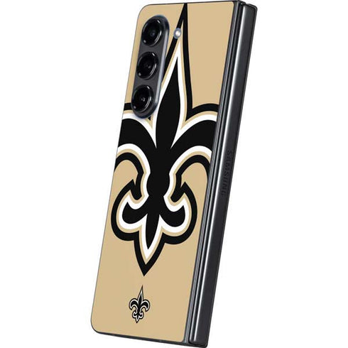 NFL New Orleans Saints Large Logo Galaxy Z Fold5 5G Skin