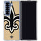 NFL New Orleans Saints Large Logo Galaxy Z Fold6 Clear Case