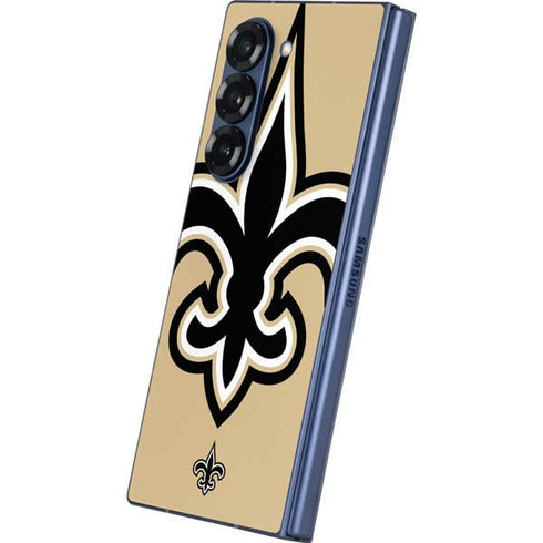 NFL New Orleans Saints Large Logo Galaxy Z Fold6 Skin