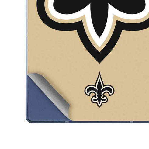 NFL New Orleans Saints Large Logo Galaxy Z Fold6 Skin