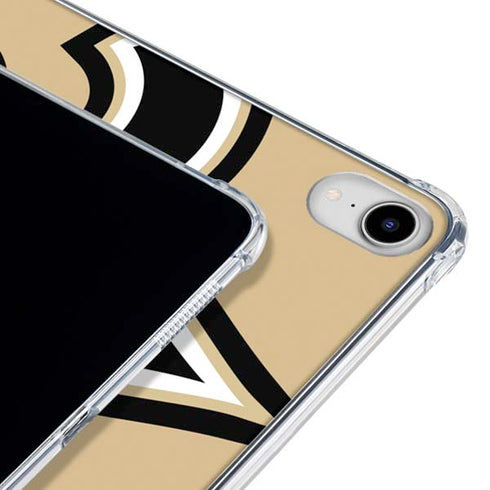 NFL New Orleans Saints Large Logo iPad 11th Gen (2025) Clear Case