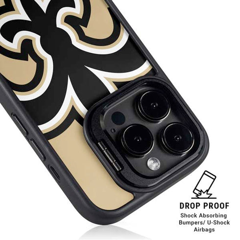 NFL New Orleans Saints Large Logo iPhone 14 Pro Kickstand Case